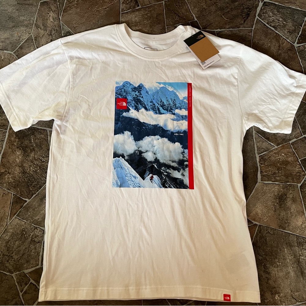 The North Face Mountain White Graphic T-Shirt